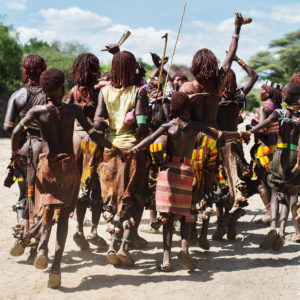 Hammar Volk bei eine Zeremonie in der Omo valley von Äthiopien, das Bild aus Afrika ist erhältlich im Onlineshop