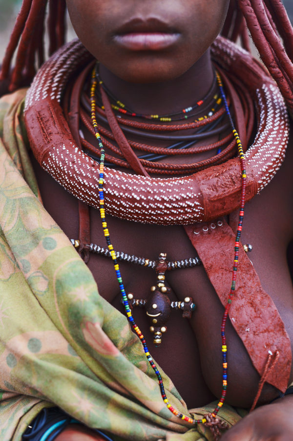 Schmuck von der Himba, Afrikanisches Hirtenvolk in Namibia, Bild aus Afrika erhältlich im Onlineshop